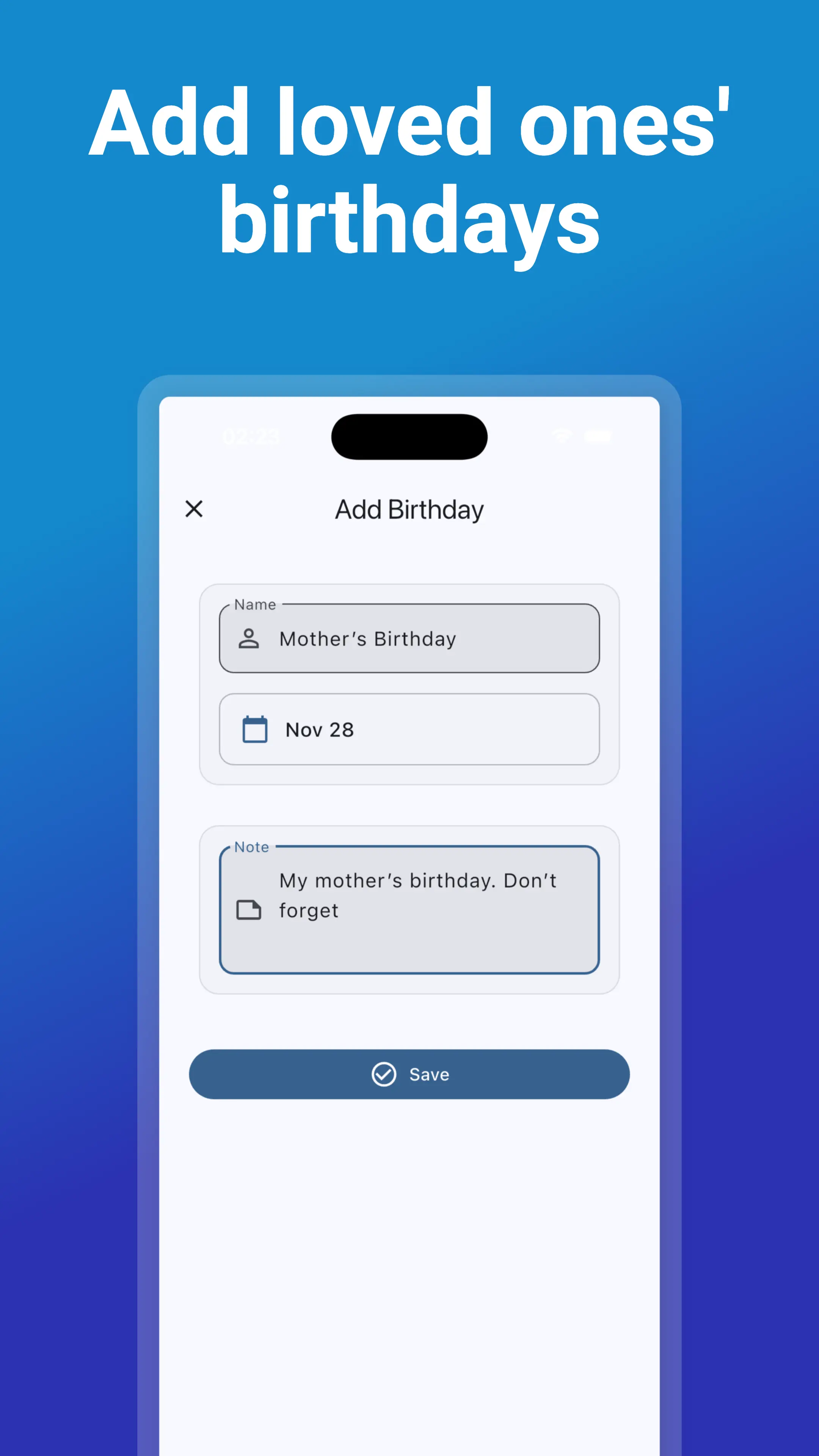 Birthday Reminder Screenshot 5