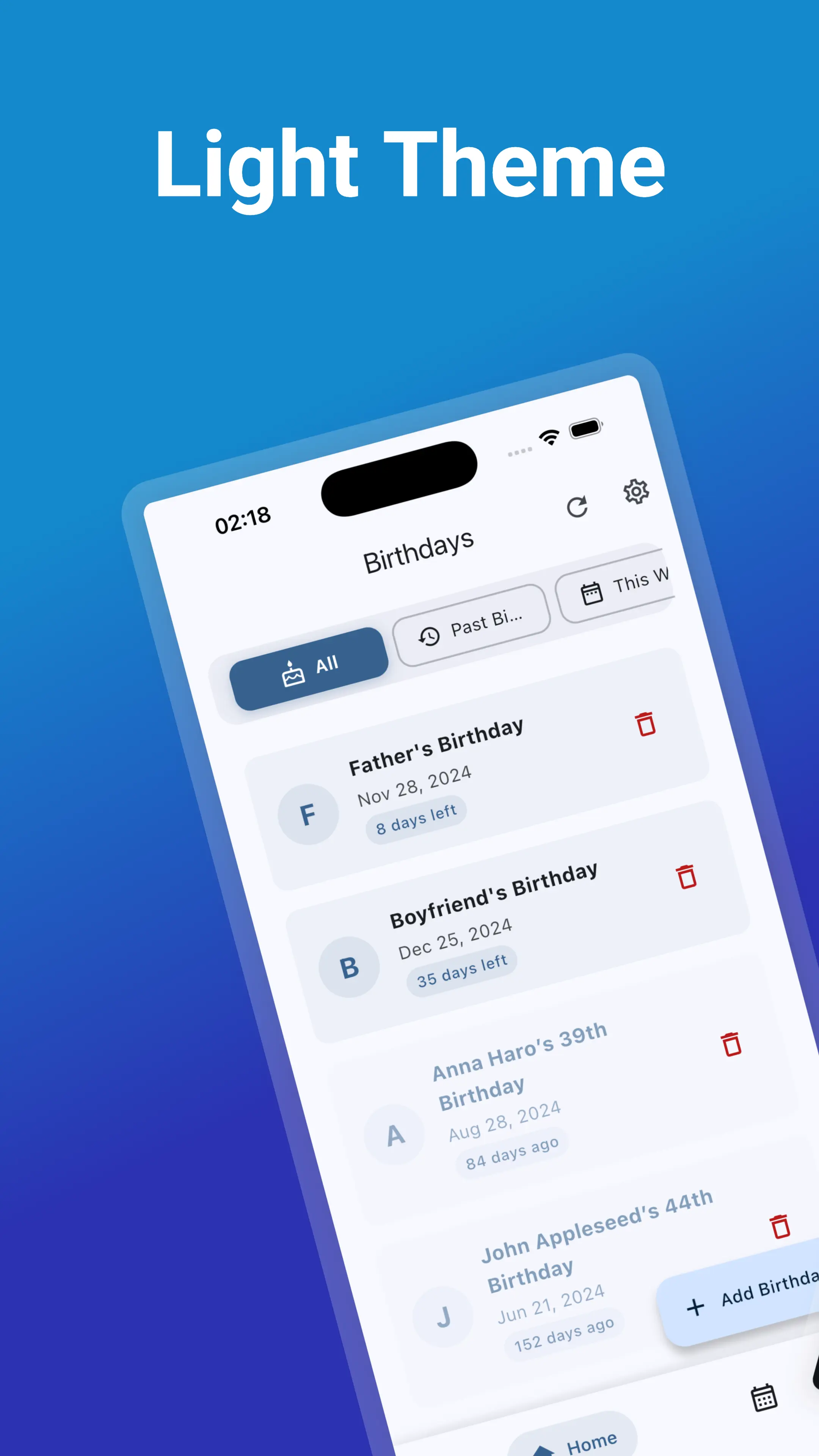 Birthday Reminder Screenshot 6